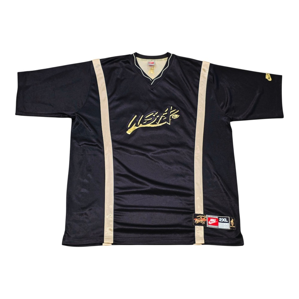 Vintage Nike Dream Team II 1996 Olympics Atlanta Jersey Black Gold Mens 2XL